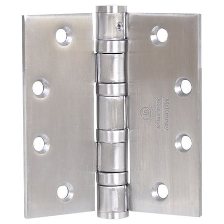Mckinney Oil Bearing Butt Hinge, 4-1/2" x 4-1/2", US26D, NRP, Heavy, Steel Base T4A3386 4-1/2X4-1/2 26D NRP